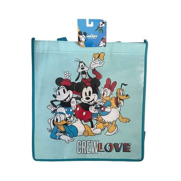 Disney Mickey and Friends Crew Love Pluto, Daisy, Goofy, Donald Reusable Tote OS - Picture 1 of 3